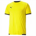 [1 пункт до почтовая доставка возможно ] [PUMA] Puma TEAM LIGA игра рубашка (705150)(07) Cyber желтый / Puma черный 