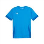 [1 пункт до почтовая доставка возможно ] [puma] Puma teamGOAL игра рубашка (706362)(02) электрический голубой remone-do/ Puma белый [ посылать за товар ]
