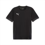 [1 пункт до почтовая доставка возможно ] [puma] Puma teamGOAL игра рубашка (706362)(03) Puma черный / Puma белый / Flat темно-серый [ посылать за товар ]