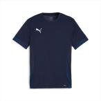 [1 пункт до почтовая доставка возможно ] [puma] Puma teamGOAL игра рубашка (706362)(06) Puma темно-синий / Puma белый / Persian Blue [ посылать за товар ]