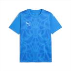[1 пункт до почтовая доставка возможно ] [puma] Puma teamULTIMATE графика игра рубашка (706791)(02) электро Royal / Puma белый [ посылать за товар ]