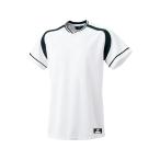 [SSK]エスエスケイ2ボタンプレゲームシャツ（BW2200)(1090）ホワイト×ブラック[取寄商品]