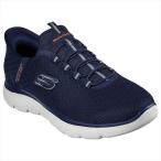 ショッピングRANGE [SKECHERS]スケッチャーズ メンズスリップインズシューズ SUMMITS-HIGH RANGE (232457)(NVY) ネイビー[取寄商品]
