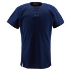 [DESCENTE]デサントユニフォームシャツ ハーフボタンシャツ(DB-1012)(NVY)ネイビー[取寄商品]