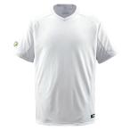 [DESCENTE]デサントベースボールシャツ(Ｖネック)(DB-202)(SWHT)Sホワイト[取寄商品]