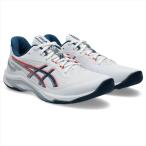 [asics]アシックス バレーボールシューズ NETBURNER BALLISTIC FF 4 (1053A070)(101) ホワイト/マコ[取寄商品]