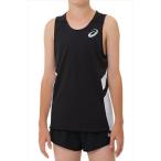 [asics]アシックス ジュニア陸上ウェア Jr.ランニングシャツ (2094A001)(001) パフォーマンスブラック[取寄商品]