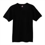 [HANES]ヘインズ ビーフィー リブVネックTシャツ (HM1-T102)(090) ブラック