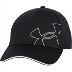 [UNDER ARMOUR]アンダーアーマー UA ドライブ ロゴ アジャスタブル キャップ (6001270)(001) ブラック/ホワイト[取寄商品]