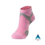 【2点までメール便可】 [Phiten]ファイテン ランニングソックス 足王(ソッキング) 丸つま先 22-24cm ピンク/ライトグレー