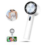 携帯扇風機 【2024新型モデル 冷感プレート付き 急速冷却】ハンディファン 手持ち扇風機 卓上扇風機 usb充電式 3200mAh大容量 ペルチェ式