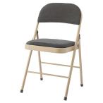 フォールディングチェア ワークチェア 椅子 ブラック 黒 おしゃれ 北欧 1人掛け スチール 持ち運び 折りたたみ可 PC-33BK / 東谷