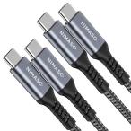 [2 шт. комплект ]NIMASO USB C/Type C to Type C кабель [1m+1m PD соответствует 60W внезапный скорость зарядка ] iPad mini6