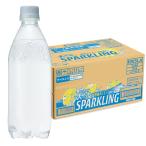 ショッピング炭酸水 [炭酸水] サントリー 天然水スパークリング レモン ラベルレス 500ml ×24本