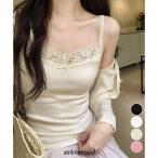 レースキャミソールカップ付きインナー夏服