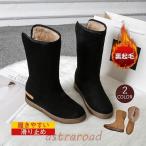 ムートンブーツ レディース インヒール 裏起毛 美脚 脚長 暖か 厚底 防寒 オシャレ きれいめ   履きやすい 冬靴 シューズ 冬