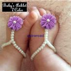  для малышей ножной браслет для малышей аксессуары baby младенец новорожденный поддельный жемчуг цветок цветок красный розовый лиловый голубой желтый baby 