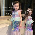  человек рыба ребенок костюм русалка человек рыба . Princess Kids симпатичный девочка подарок One-piece party день рождения 100 110 120 130 140 150
