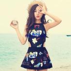  купальный костюм re купальный костюм One-piece body type покрытие женский поясница .. спина .. купальный костюм плавание морская вода . пляж взрослый симпатичный девушки Корея способ лето 