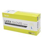 川西 #2134 ラテックスグローブ 粉無 100枚入 L | 手袋 食品衛生法 左右兼用