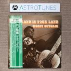 美盤 ウディ・ガスリー Woody Guthrie 1977年 LPレコード 我が祖国 This Land Is Your Land 名盤 国内盤 帯付 Folk わが心のふるさと