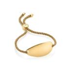 モニカヴィナダー ブレスレット・バングル・アンクレット アクセサリー レディース Engravable Nura Friendship Bracelet Gold