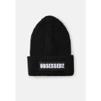 ディースクエアード帽子メンズアクセサリーBeanie-black