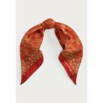 ラルフローレン マフラー・ストール・スカーフ レディース アクセサリー PAISLEY SILK TWILL SQUARE SCARF - Foulard - vail orange