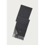 ラルフローレン マフラー・ストール・スカーフ レディース アクセサリー REVERSIBLE WOOL-BLEND SCARF UNISEX - Scarf - dark grey/grey