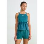 アディダスオリジナルスTシャツレディーストップスTop-techgreen