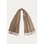 ラルフローレン マフラー・ストール・スカーフ レディース アクセサリー EMBELLISHED WRAP  - Scarf - dark taupe htr