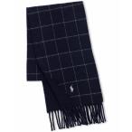 ラルフローレン マフラー・ストール・スカーフ アクセサリー メンズ Men's Reversible Windowpane Scarf Hunter Navy