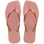 ショッピングhavaianas ハワイアナス サンダル シューズ レディース Women's Slim Square Sandals Crocus Rose