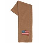 ラルフローレン マフラー・ストール・スカーフ アクセサリー メンズ Men's Flag Scarf Camel