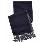 ラルフローレン マフラー・ストール・スカーフ アクセサリー メンズ Men's Classic Reversible Scarf newport navy/harvard wine