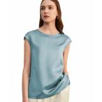 リリーシルクカットソートップスレディースWomen'sBasicCapSl...