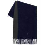ラルフローレン マフラー・ストール・スカーフ アクセサリー メンズ Men's Reversible Wool Scarf Navy/ Charcoal
