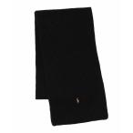 ラルフローレン マフラー・ストール・スカーフ アクセサリー メンズ Men's Signature Knit Scarf Polo Black