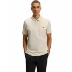 ヒューゴボスポロシャツトップスメンズMen'sHopsackPanelli...