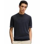 ヒューゴボスニット&セーターアウターメンズMen'sLinen-B...