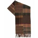 ラルフローレン マフラー・ストール・スカーフ アクセサリー メンズ Men's Patchwork Scarf Brown Multi