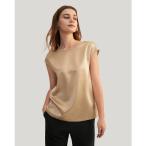 リリーシルクカットソートップスレディースWomen'sBasicCapSl...