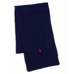 ラルフローレン マフラー・ストール・スカーフ アクセサリー メンズ Men's Classic Cable Scarf Newport Navy