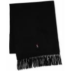ラルフローレン マフラー・ストール・スカーフ アクセサリー メンズ Men's Signature Italian Virgin Wool Scarf Black