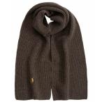 ラルフローレン マフラー・ストール・スカーフ アクセサリー メンズ Men's Signature Knit Scarf Dark Brown heather