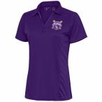 アンティグア ポロシャツ トップス レディース LSU Tigers Antigua Women's 2023 NCAA Men's Baseball College World Series Champions Tribute Polo Purple