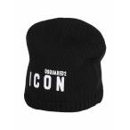 DSQUARED2ディースクエアード帽子アクセサリーメンズHatsBlack