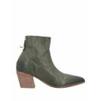 モマ ブーツ＆レインブーツ シューズ レディース Ankle boots Military green