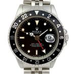 ROLEX ロレックス 16700 Gmt-Master GMTマスタートリチウム ブラック R番 メンズ AT HU992R