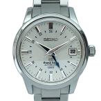 SEIKO セイコー SBGM023 Grand Seiko Automatic GMT グランドセイコー GMT シルバー メンズ AT J1317